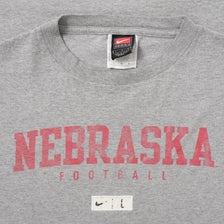 Vintage Nike Nebraska Football T-Shirt Large 