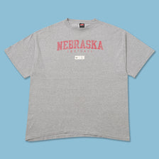 Vintage Nike Nebraska Football T-Shirt Large 