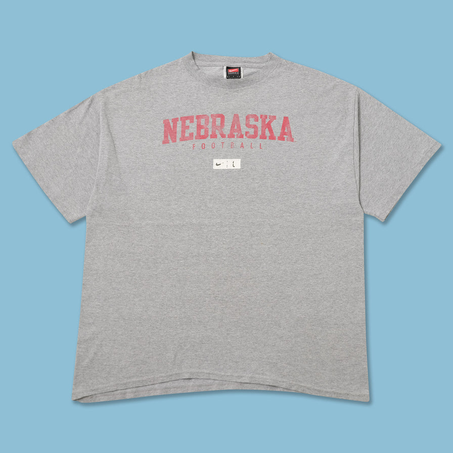 Vintage Nike Nebraska Football T-Shirt Large 