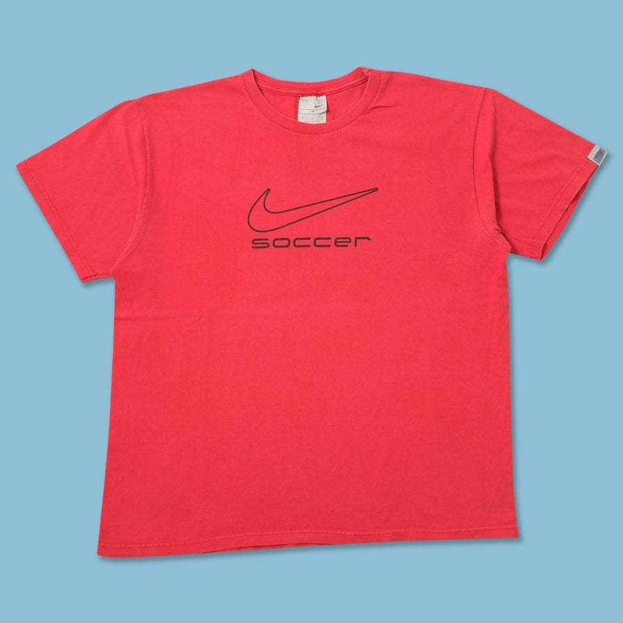 Vintage Nike Soccer T-Shirt Medium 