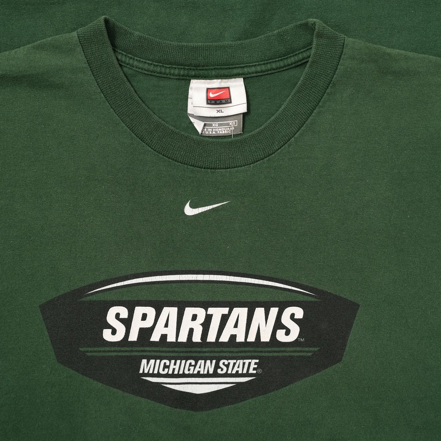 Vintage Nike Michigan State Spartans T-Shirt XLarge 
