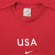 Vintage Nike USA T-Shirt Large 