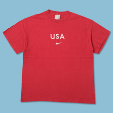 Vintage Nike USA T-Shirt Large 