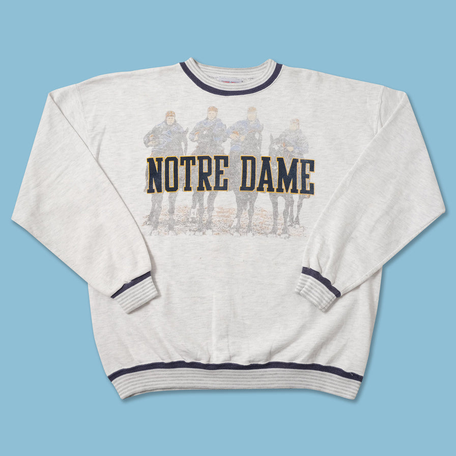 Vintage Notre Dame Sweater XLarge 