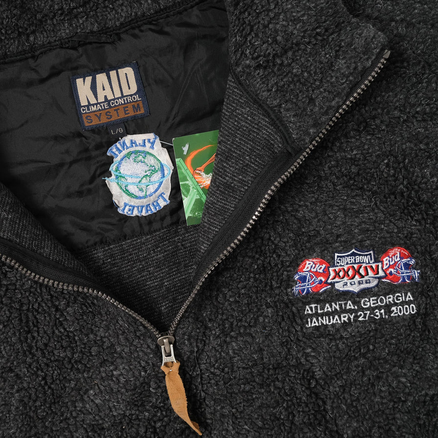 2000 Super Bowl Deep Pile Fleece Large 