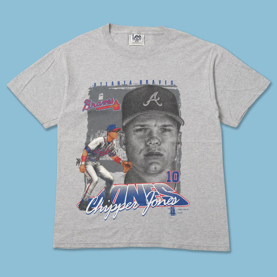 1997 Chipper Jones T-Shirt Medium 