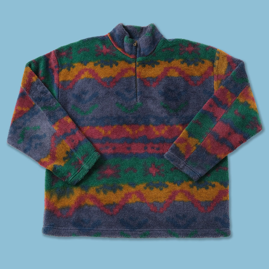 Vintage Pattern Fleece XLarge 