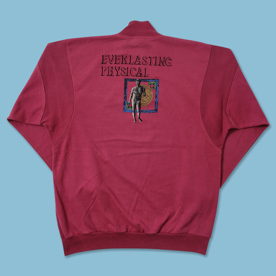 Vintage adidas Q-Zip Sweater XLarge 