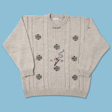 Vintage adidas Ski Knit Sweater Large 