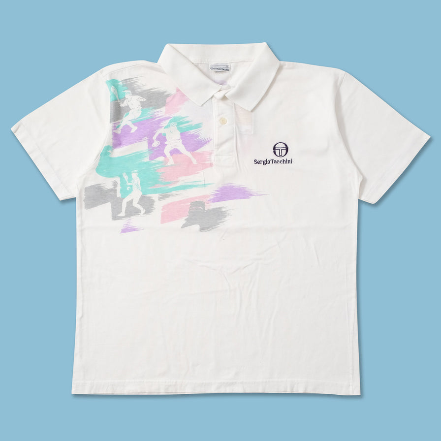 Vintage Sergio Tacchini Tennis Polo Small 