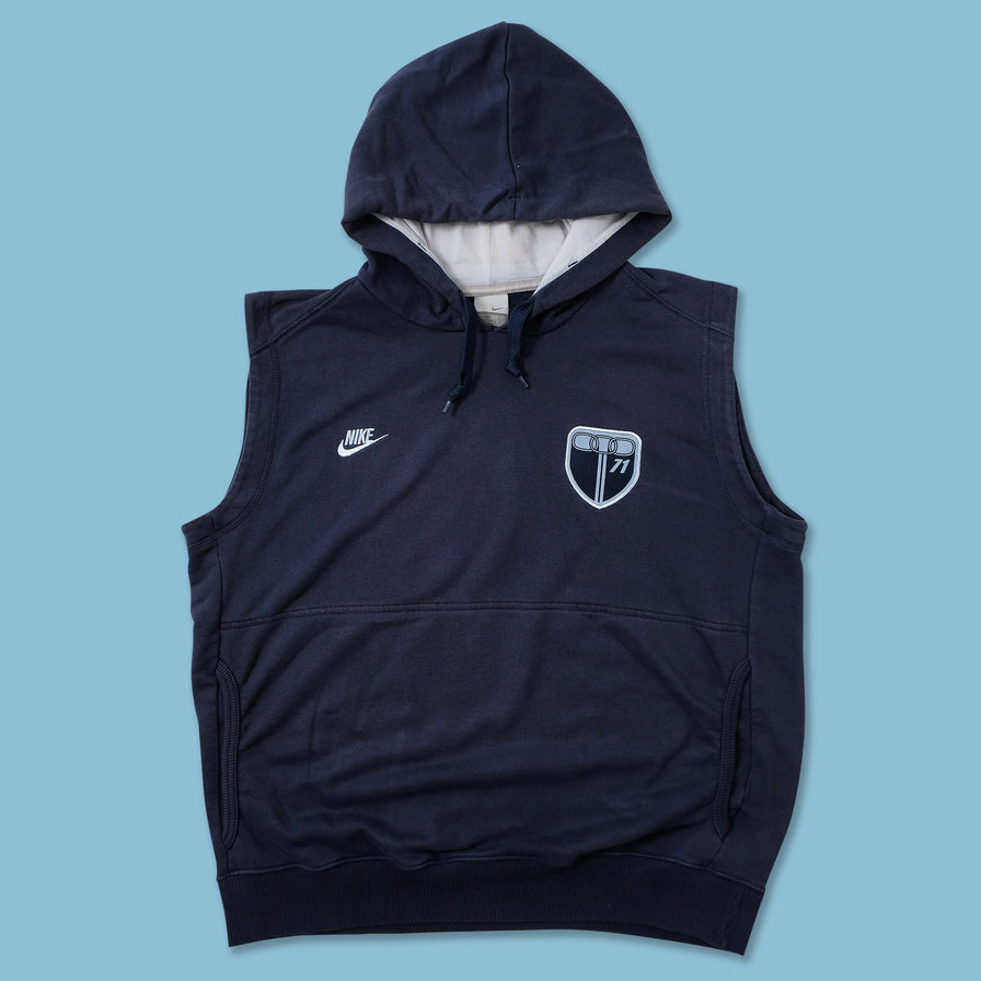 Vintage Nike Hooded Sweater Vest Large 