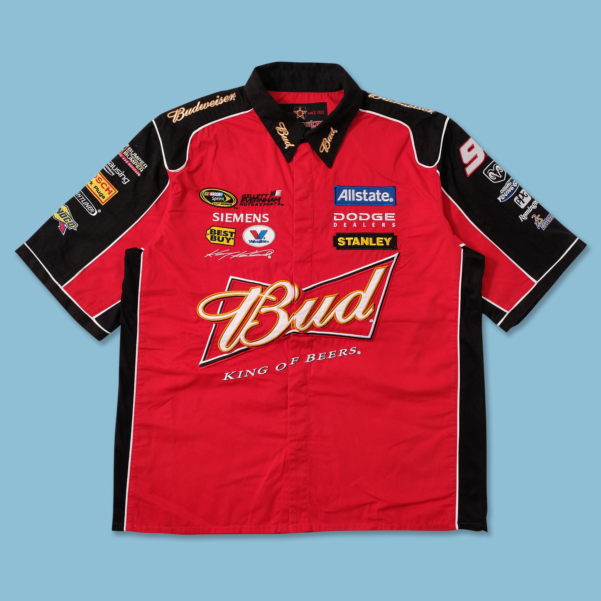 Vintage Budweiser Racing Shirt XLarge | Double Double Vintage