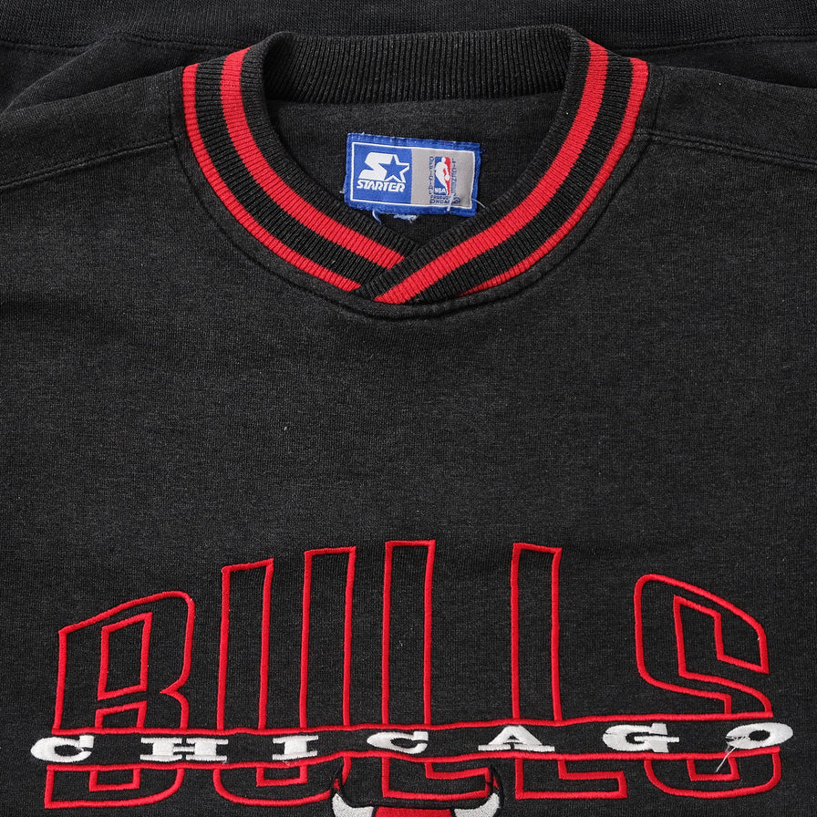 Vintage Starter Chicago Bulls Sweater Large 