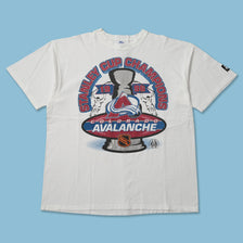 1996 Starter Colorado Avalanche T-Shirt XLarge 