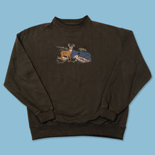 Vintage Deer Sweater Large 