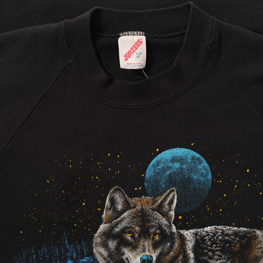 Vintage Wolf Sweater Small 