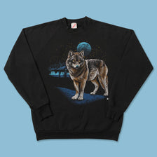 Vintage Wolf Sweater Small 