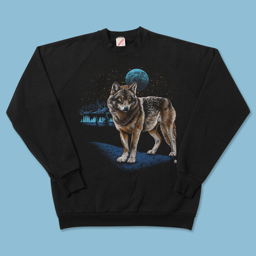 Vintage Wolf Sweater Small 
