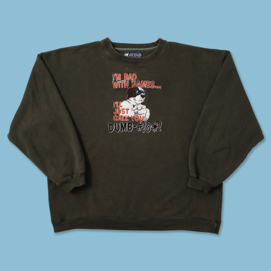 Vintage Cool Dog Sweater XLarge 