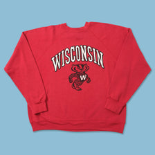 Vintage Wisconsin Badgers Sweater Medium 