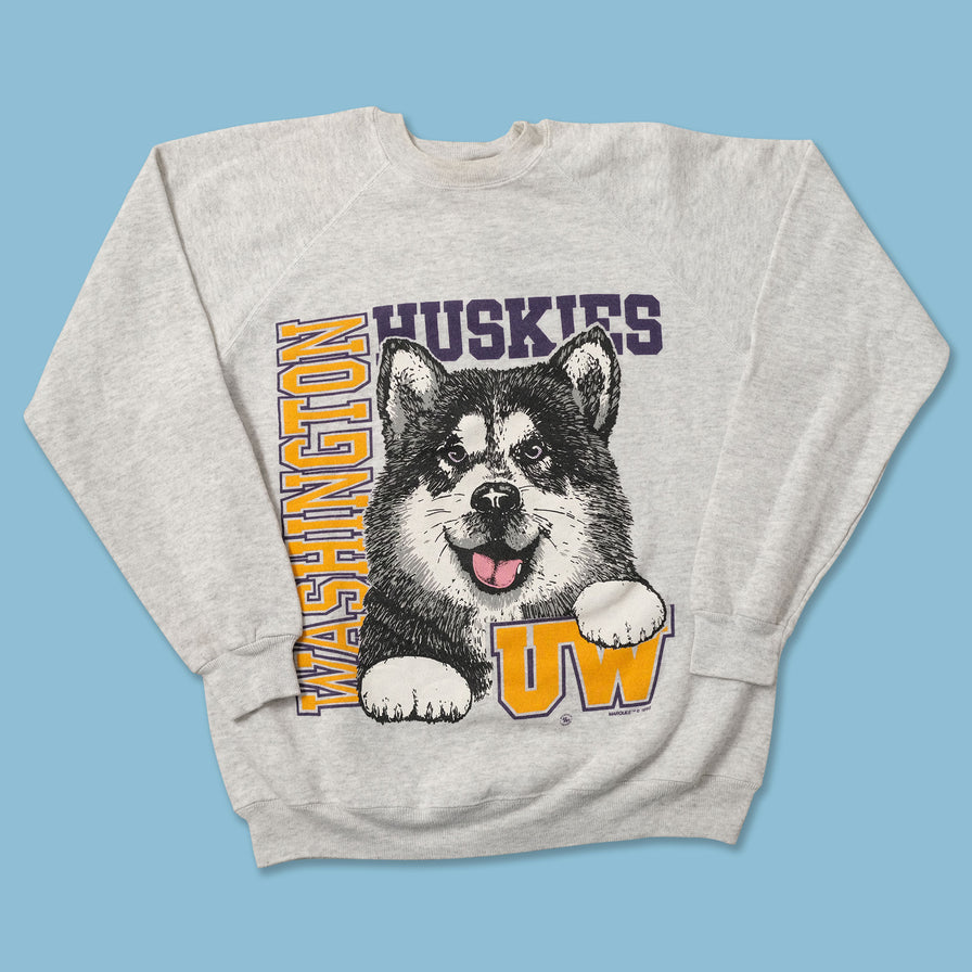 Vintage 1992 Washingoton Huskies Sweater Medium 