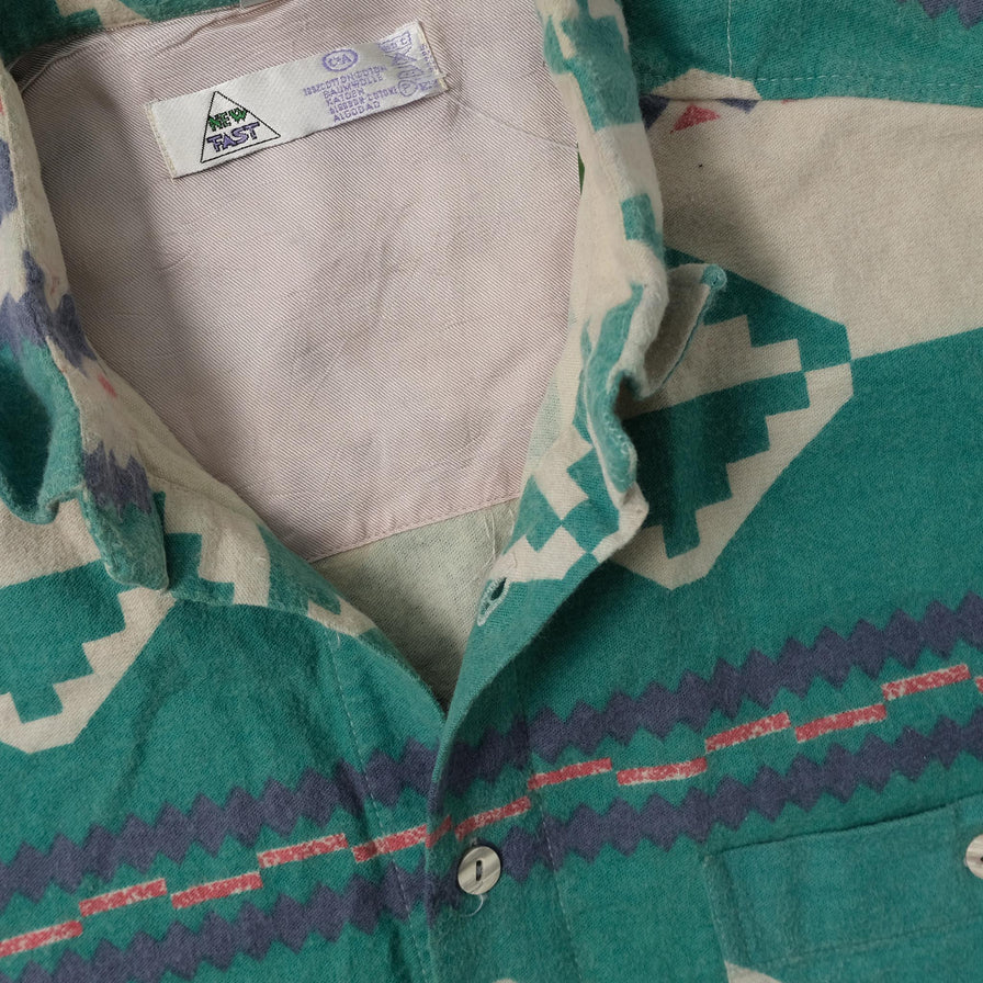 Vintage Pattern Shirt Large 
