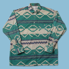 Vintage Pattern Shirt Large 