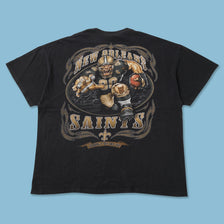 Vintage New Raiders Saints T-Shirt XLarge 