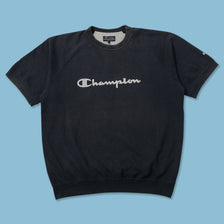 Vintage Champion Short Sleeve Sweater XLarge 