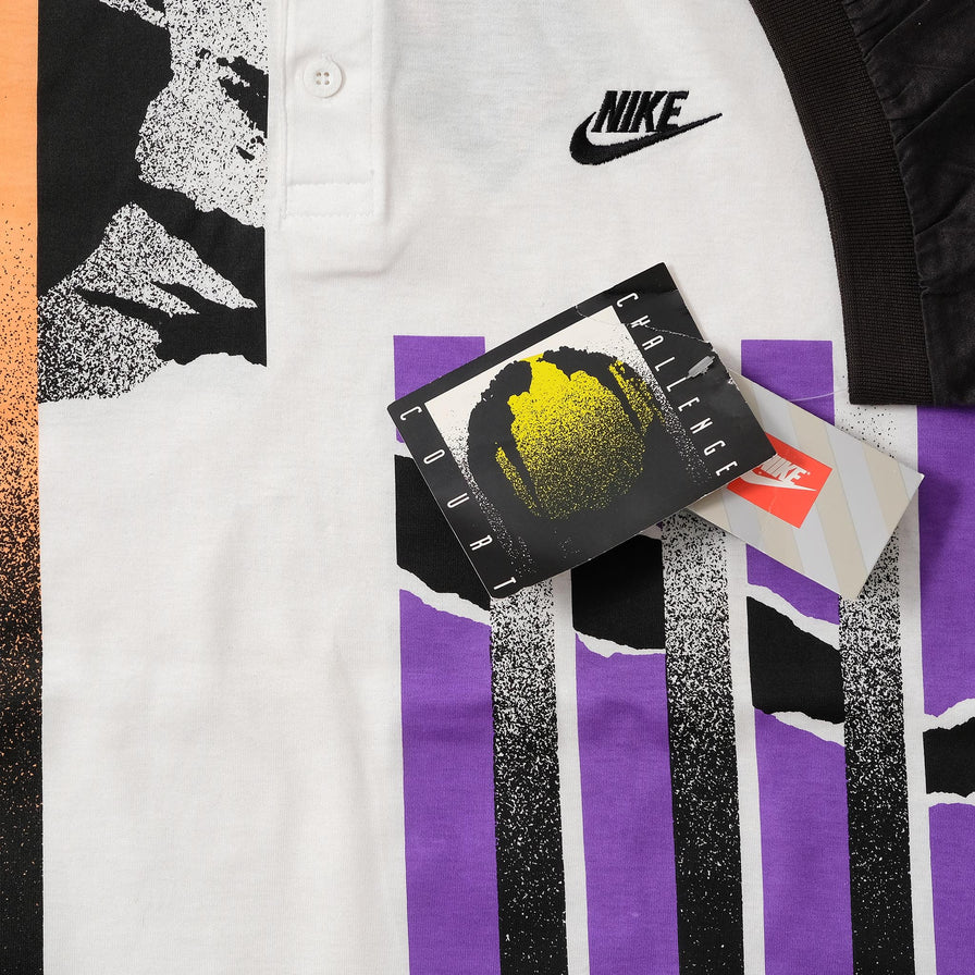 Vintage DS Nike Challenge Court Polo Medium 