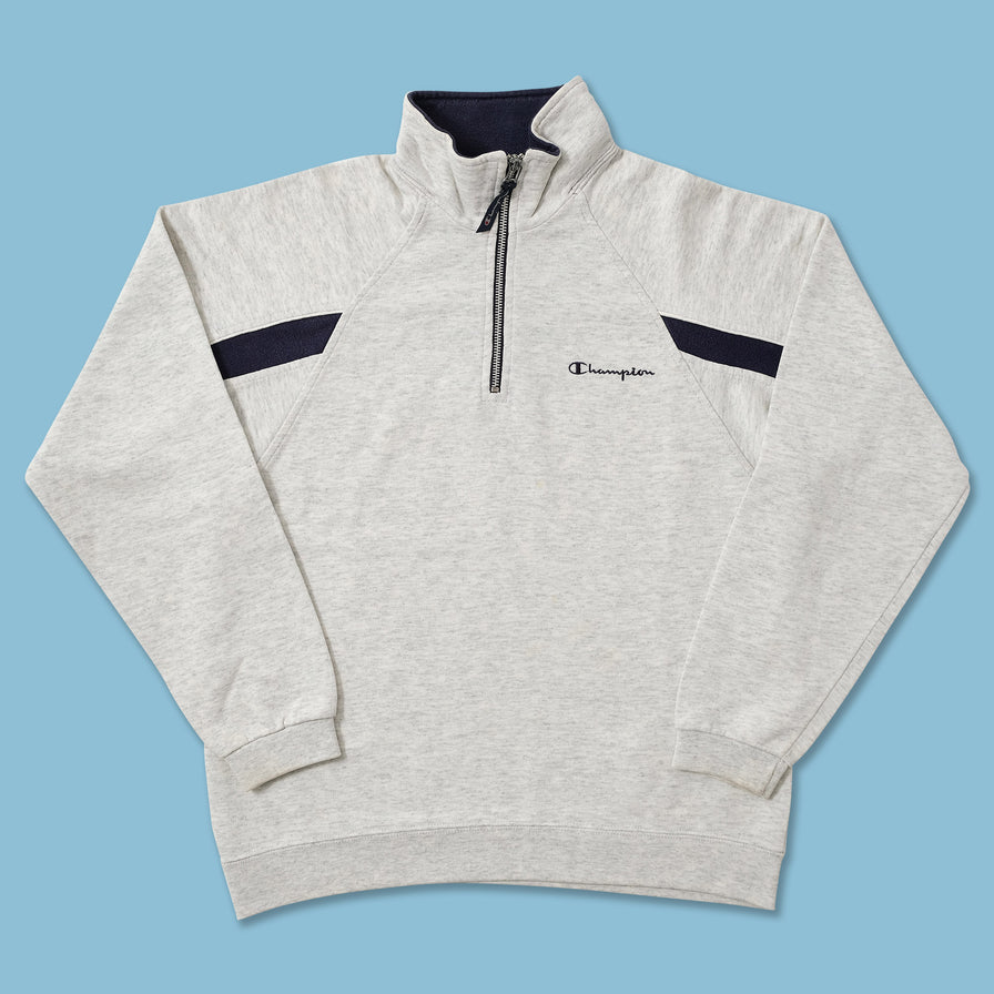 Vintage Champion Q-Zip Sweater Small 