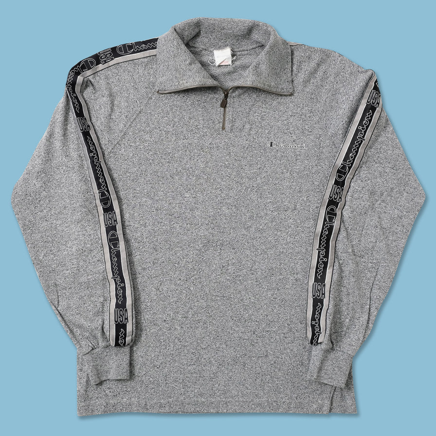 Vintage Champion Q-Zip Sweater Medium 