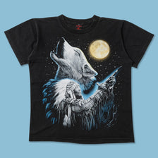 Vintage Wolves T-Shirt Small 