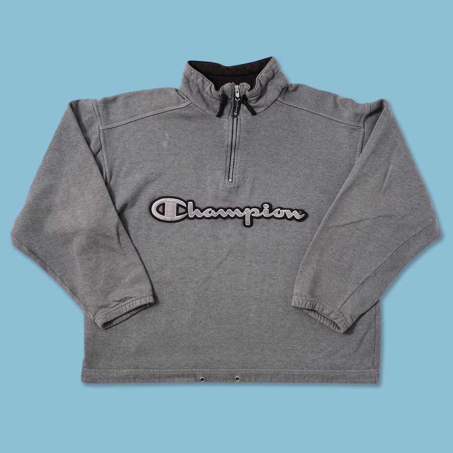 Champion Q-Zip Sweater Small 