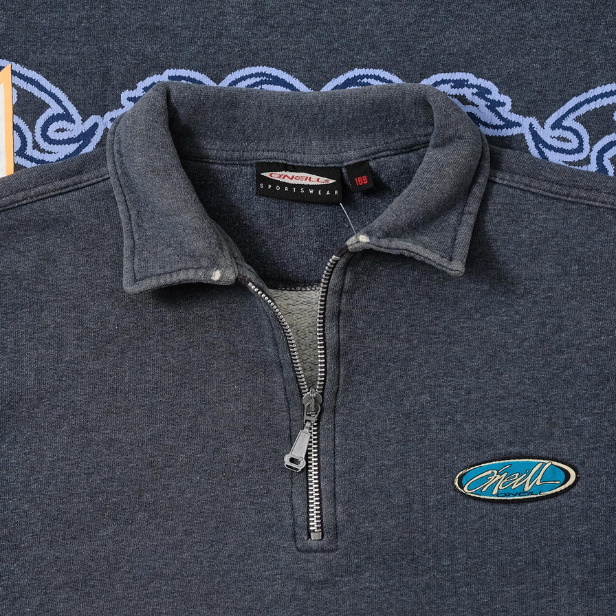 Vintage O'Neill Q-Zip Sweater XLarge 