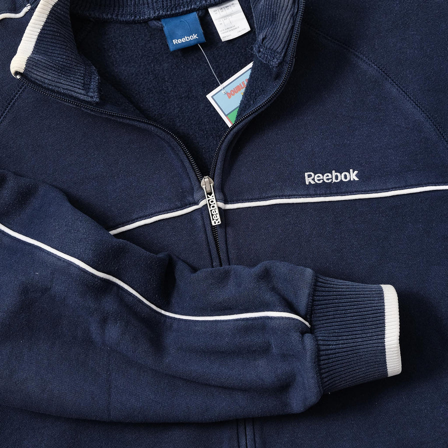 Vintage Reebok Zip Sweater Medium 