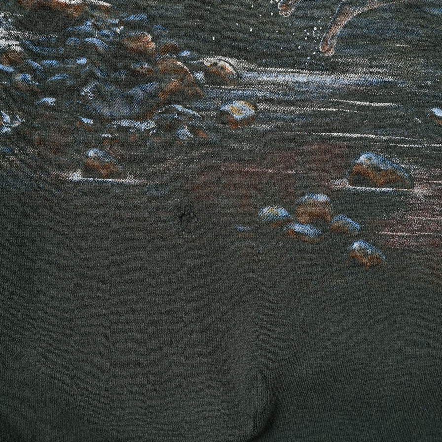 Vintage Wolves Sweater Large 