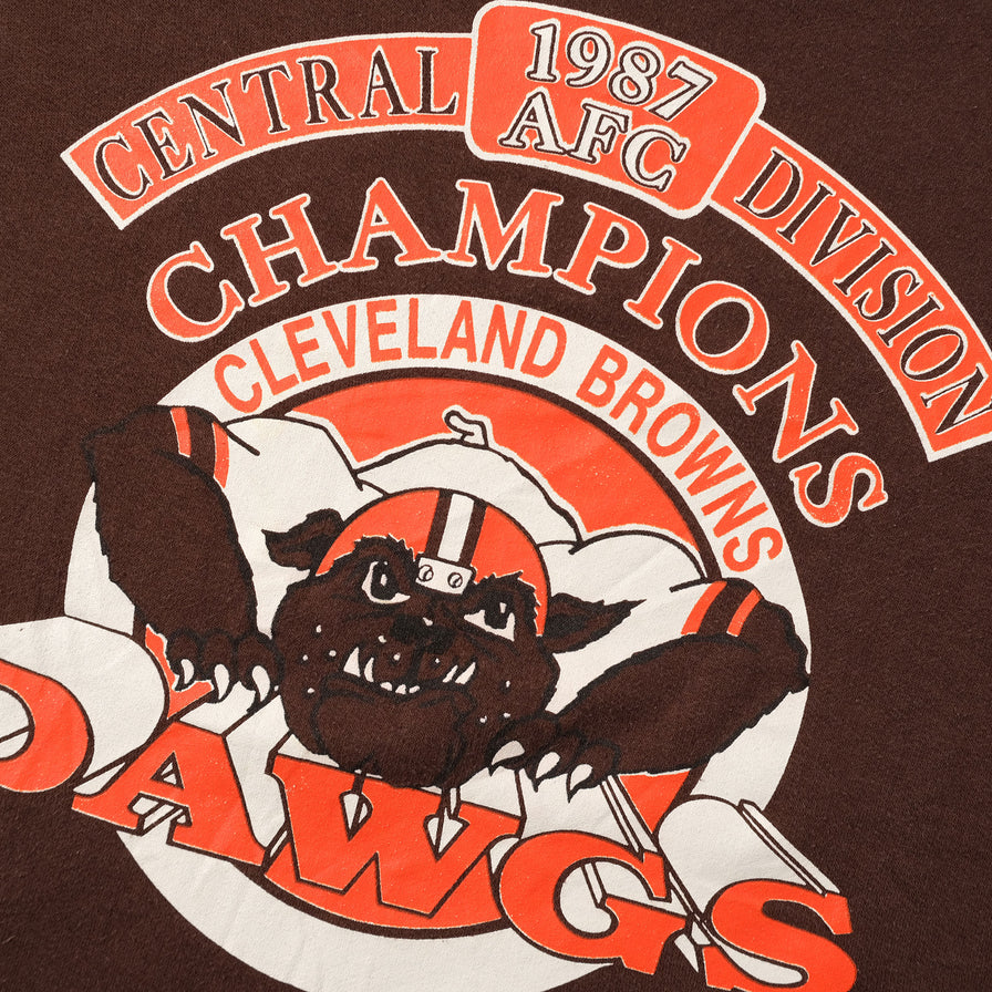 Vintage Cleveland Browns Sweater Large 