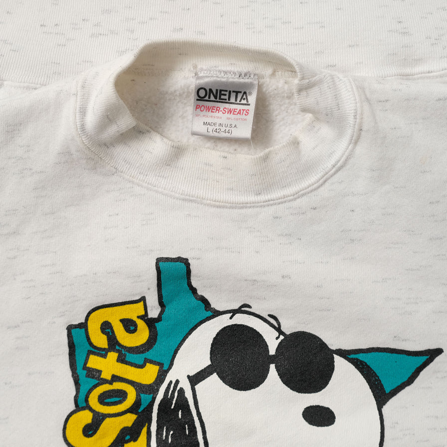 Vintage Snoopy Sweater Large 