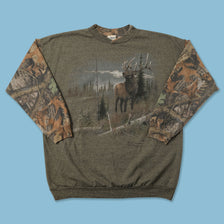 Vintage Deer Sweater XXLarge 