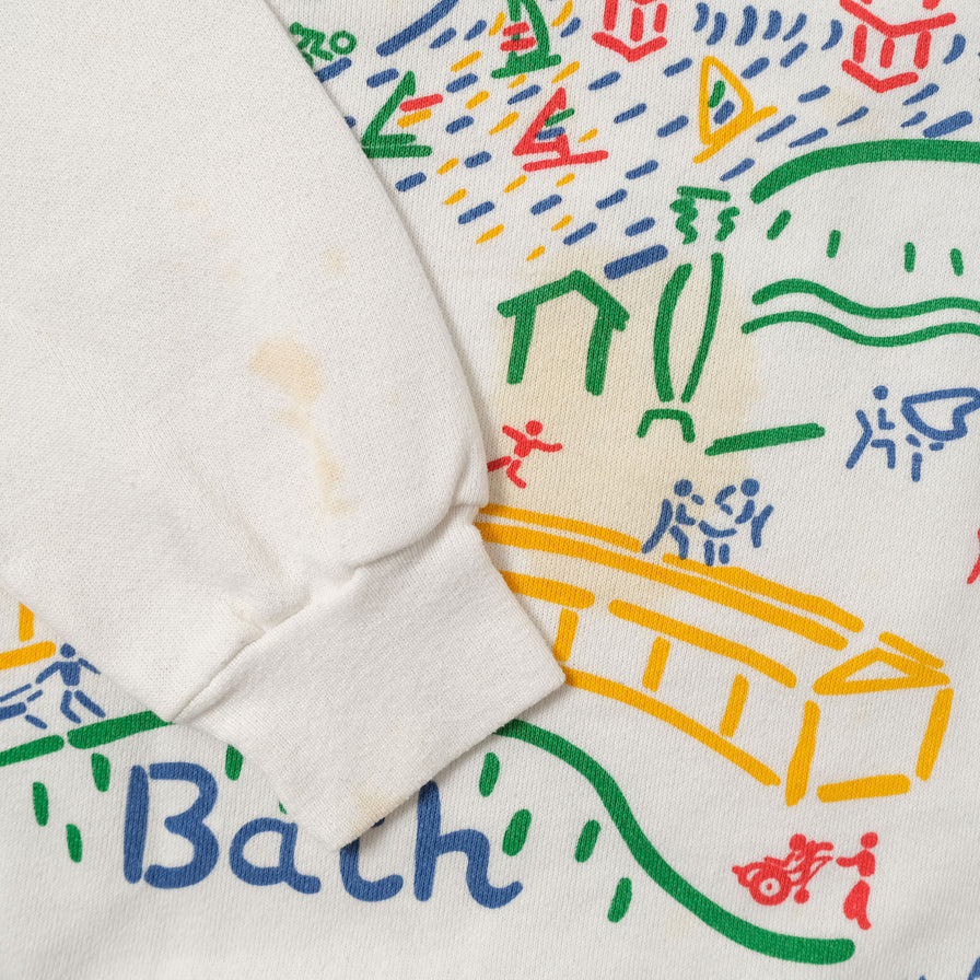 Vintage Drawing Sweater Large 