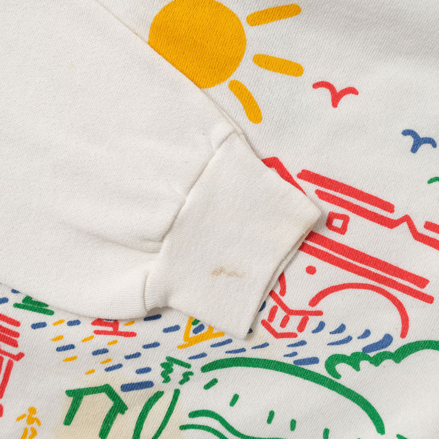 Vintage Drawing Sweater Large 