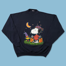 Vintage Snoopy Halloween Sweater Large 