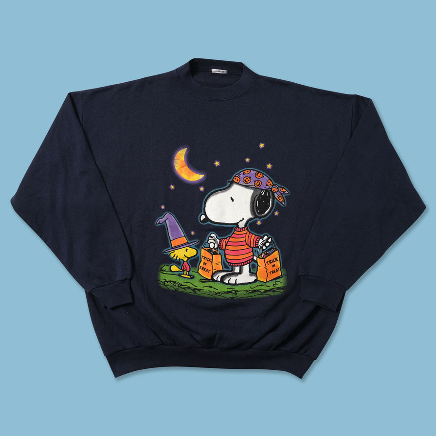 Vintage Snoopy Halloween Sweater Large 