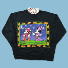 Vintage Mickey Mouse Halloween Sweater Large 
