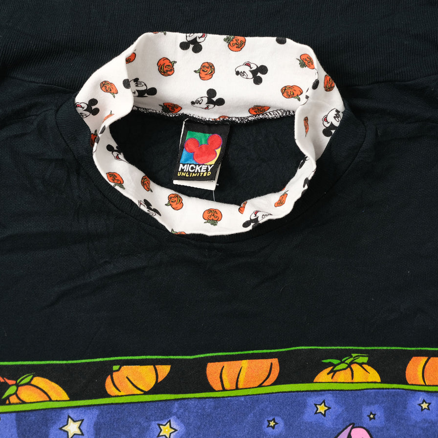 Vintage Mickey Mouse Halloween Sweater Large 