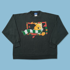 Vintage Winnie Pooh Fall Sweater Large 
