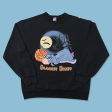 Vintage Eyore Halloween Sweater Large 