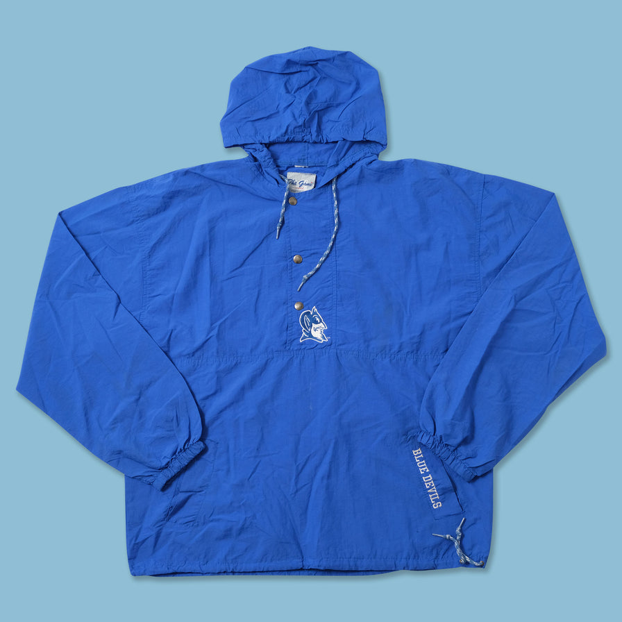 Vintage Blue Devils Button Up Track Jacket Large 