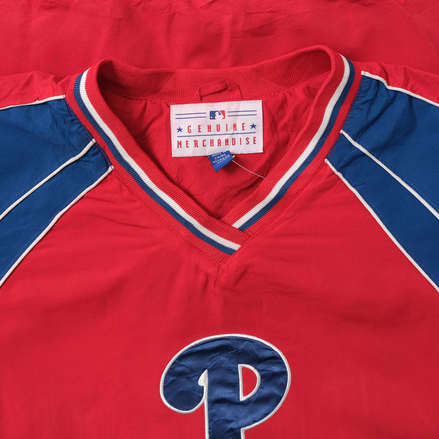 Vintage Philadelphia Phillies Windbreaker XLarge 
